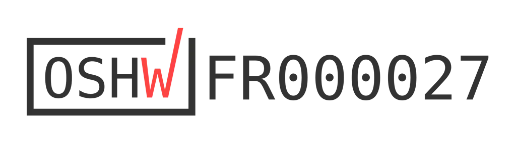 L'image du certificat attribué par l'OSHWA